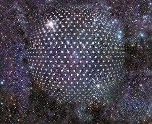 Hypertélescope spatial image Pour la Science octobre decembre 2006 300x2441