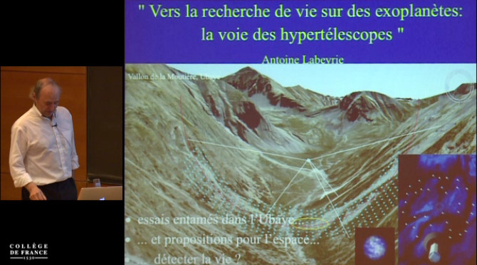 Antoine Lbeyrie Rencontre du Collège de France conférence du 29 novembre 2016